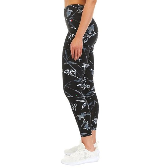 Tommy Hilfiger Pants - new Tommy Hilfiger Sport Women's Floral High Rise Printed Leggings - Size Medium